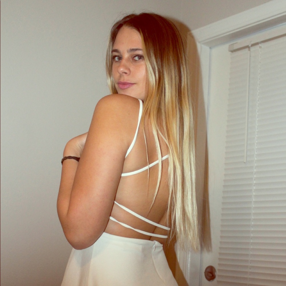 white dress